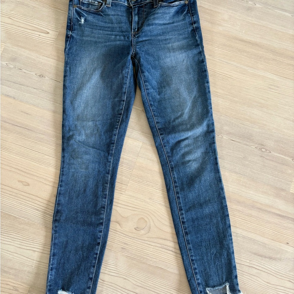 PAIGE Dark Blue Skinny Jeans